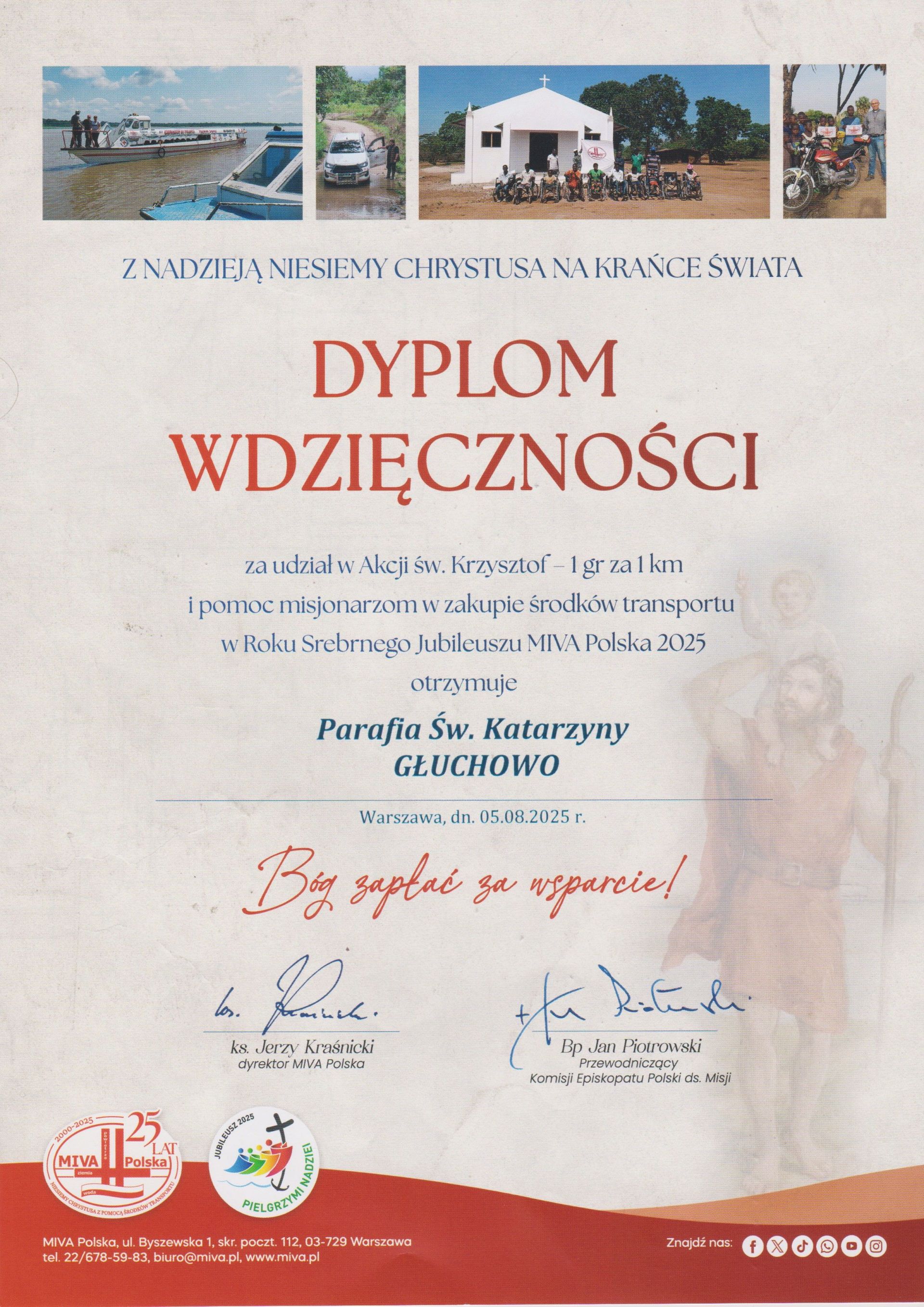 Podziękowanie