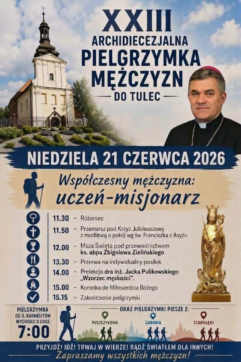 Pielgrzymka mężczyzn do Tulec